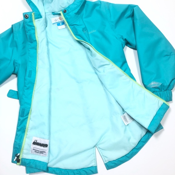 COLUMBIA omni-tech girls rain jacket 💥 S Jackets & Coats